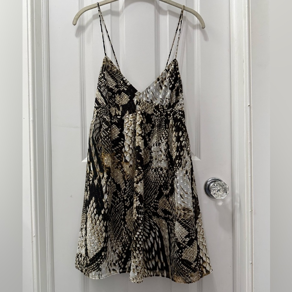 Zara Snakeskin Dress